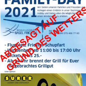 Family Day 2021 abgesagt