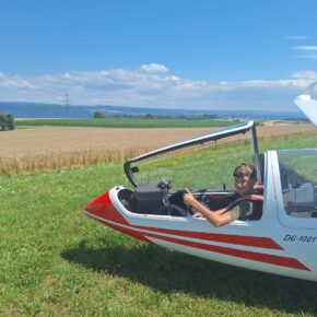 Soloflug geschafft