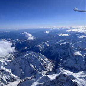 12 Tage ununterbrochenes Fliegen in St.Crépin (F)